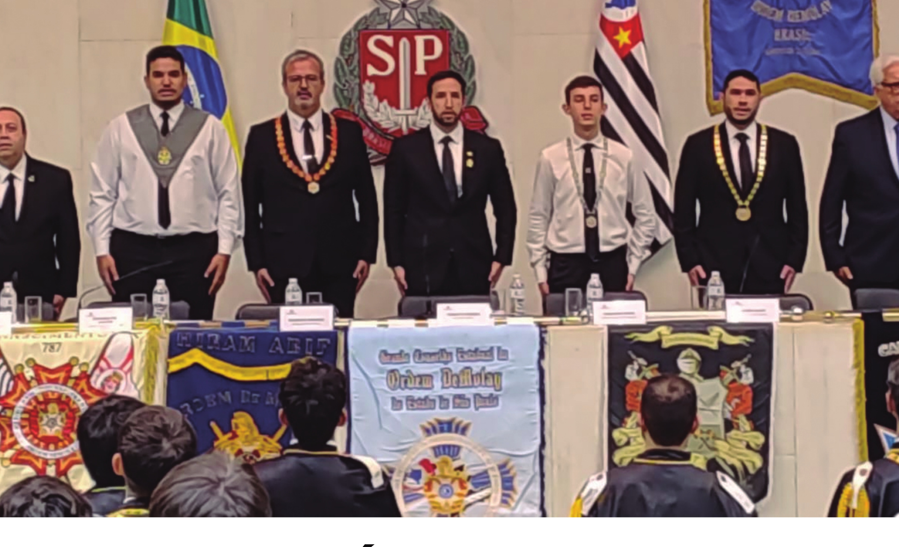 Sessão institucional da DeMolay São Paulo